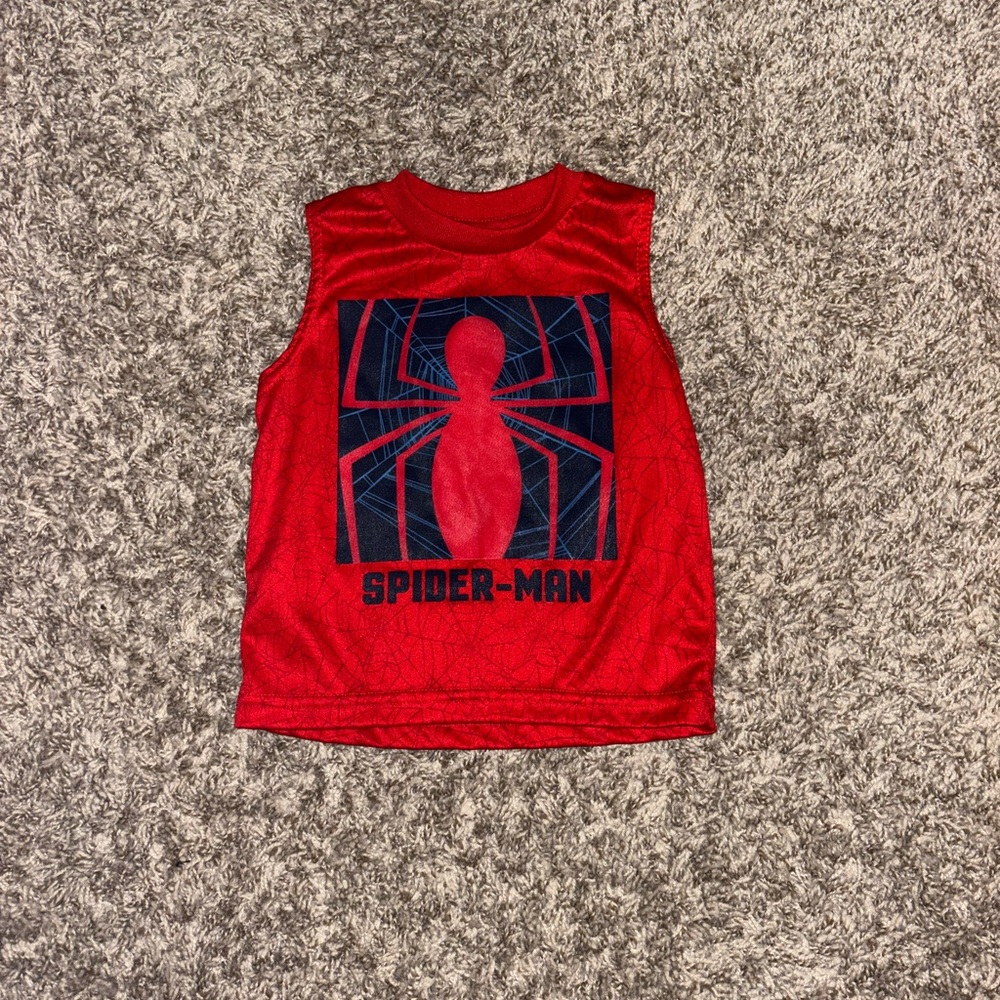 Spiderman Red and Blue Kids Tank Top